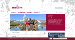 Desktop Screenshot of hotel-sarazena.ch